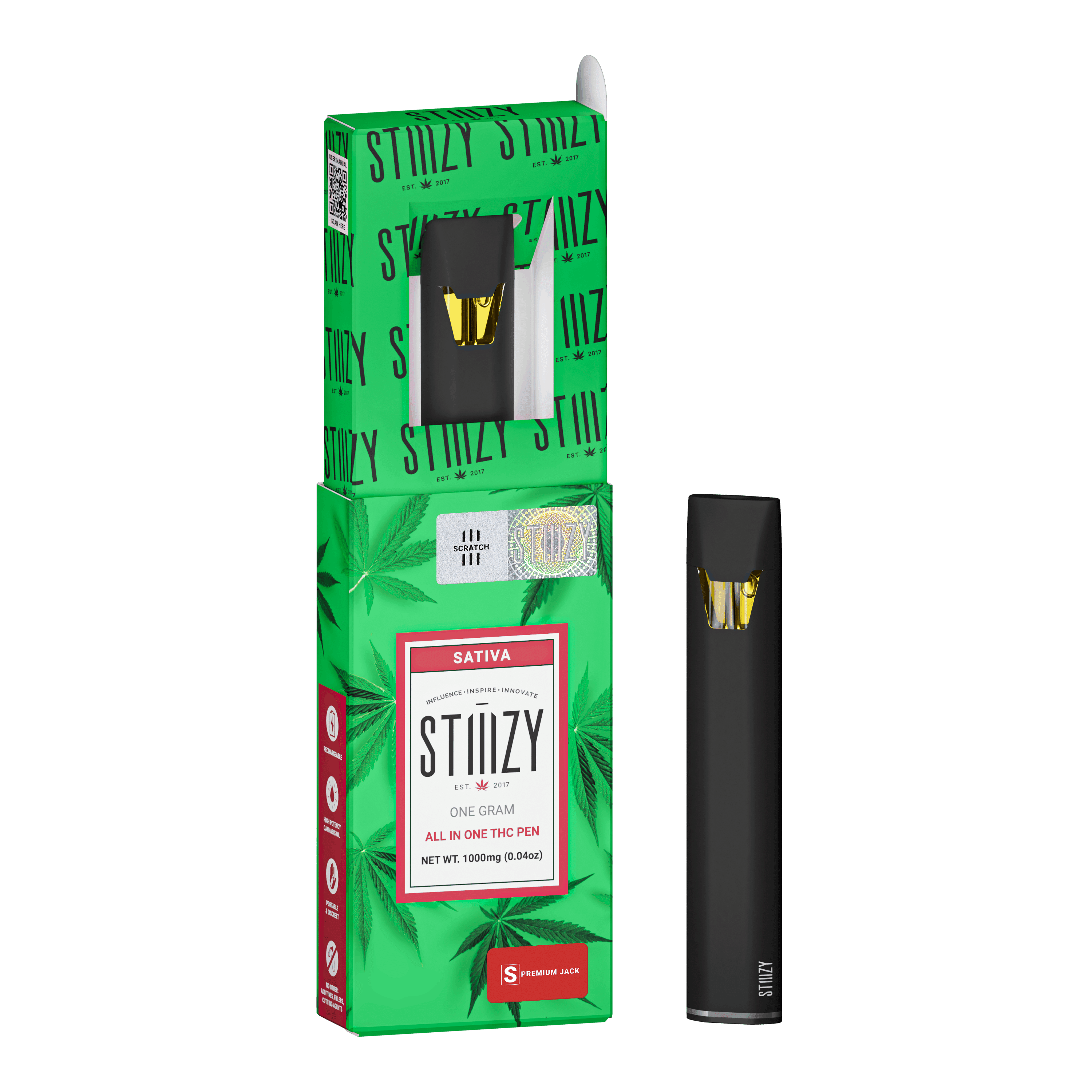 STIIIZY Premium Jack All-In-One THC Pen | 1g