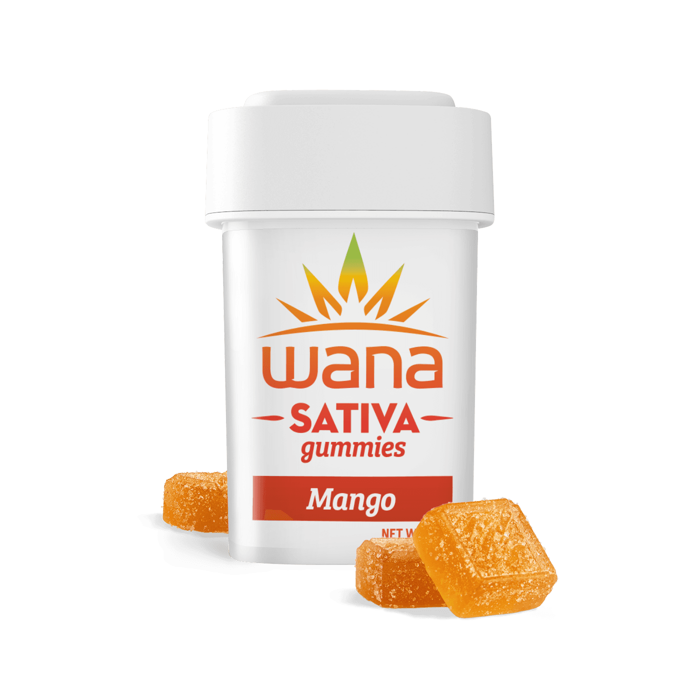 Wana Mango Sativa Gummies [10 pack] | 100mg