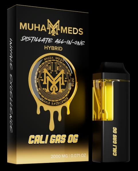 Muha Meds Cali Gas OG Distillate AIO - 2g