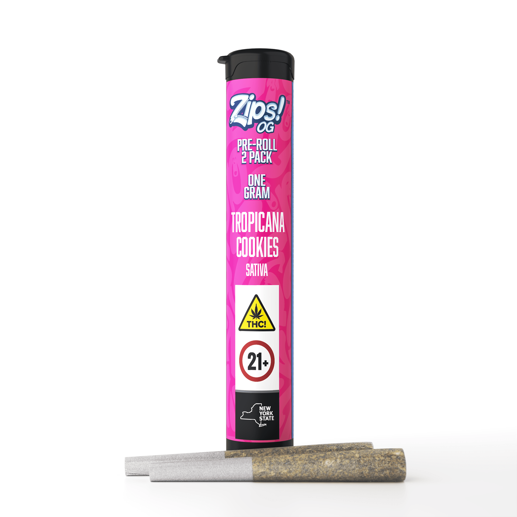ZIPS Tropicana Cookies Pre roll - 2pk 1g