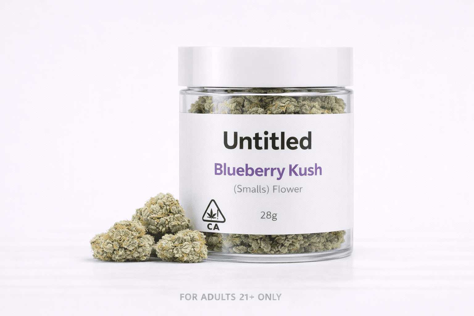 Untitled Blueberry Kush  (Smalls) Flower - 28g