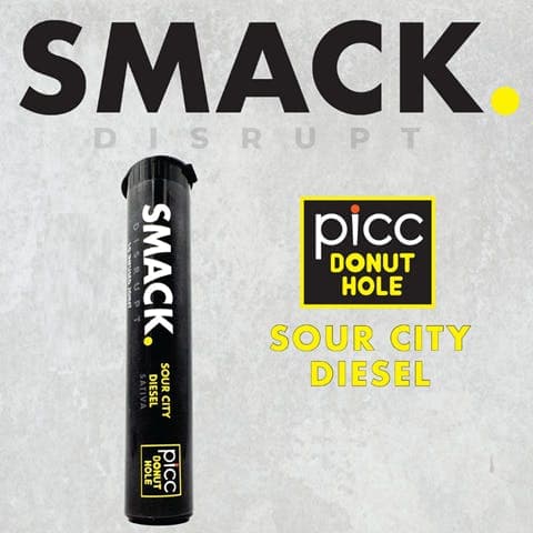 SMACK Sour City Diesel Infused Pre-roll .5g