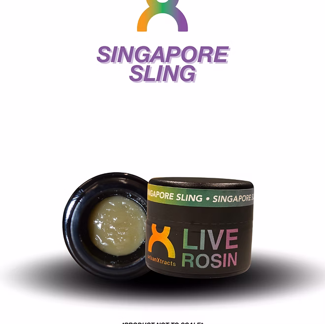 urbanXtracts Singapore Sling Cold Cure Live Rosin - 1g