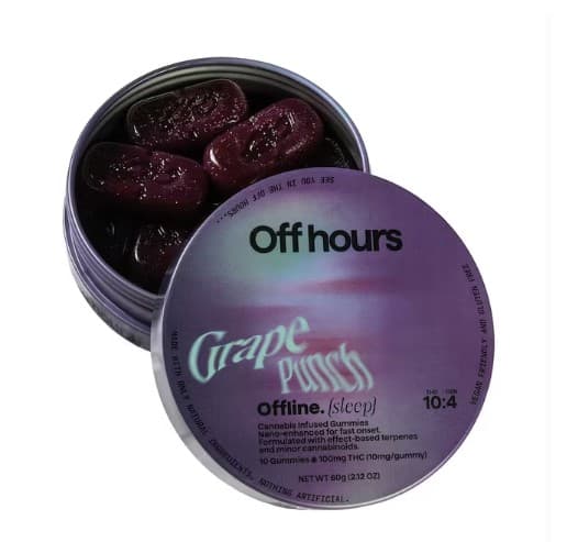 Off Hours Offline (Sleep) Grape Punch - 100mg 10pk