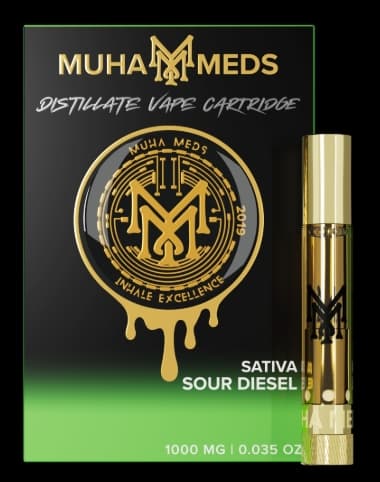 Muha Meds Sour Diesel Distillate Cart - 1g