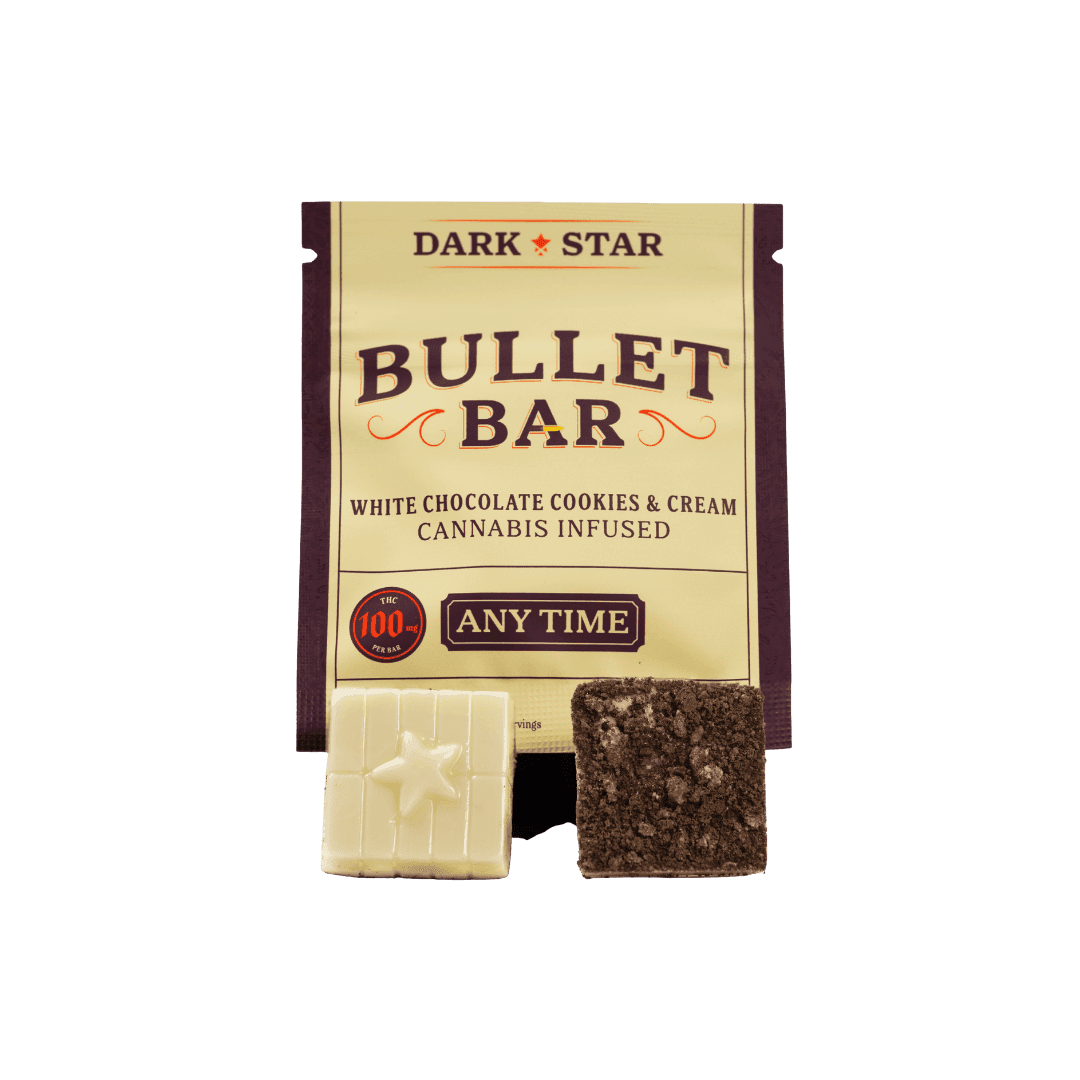 Dark Star Bullet Bar - Anytime White Chocolate Cookies & Cream - 100MG THC