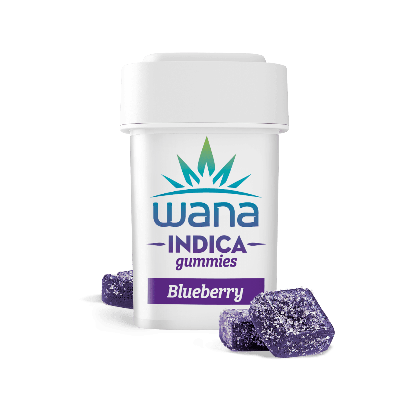 Wana Blueberry Indica Gummies [10 pack] | 100mg