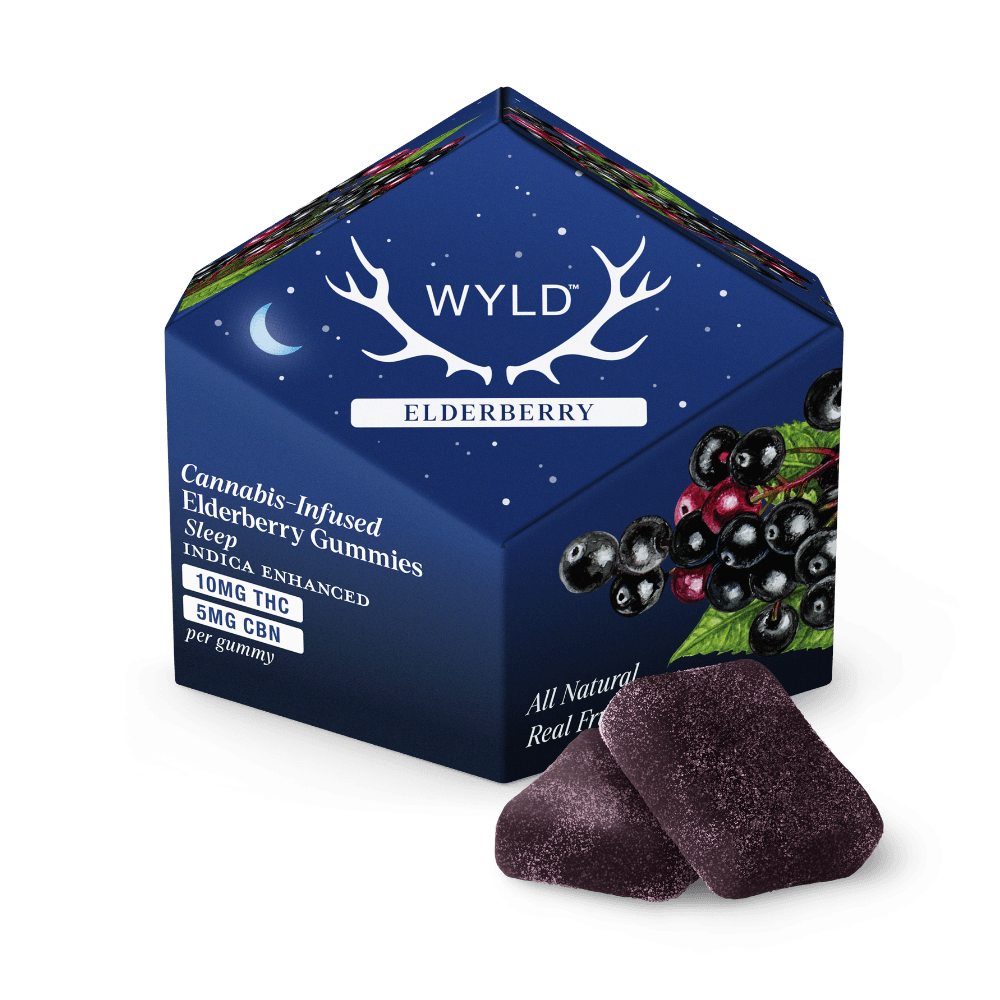 Wyld Elderberry 2:1 CBN + Indica Enhanced Gummies