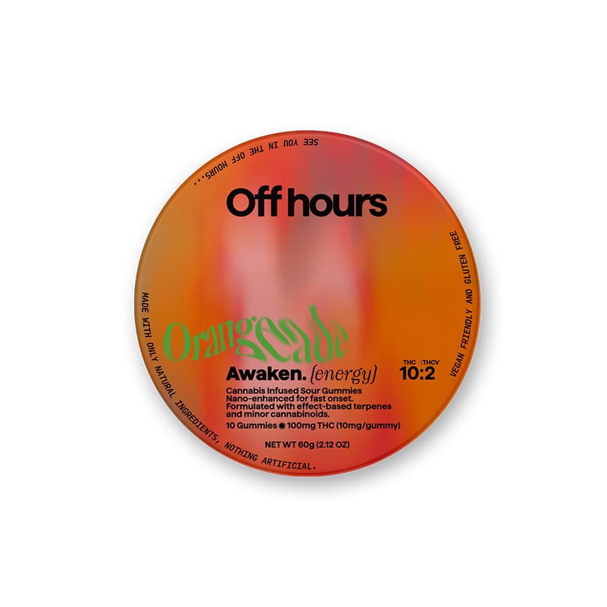 Off Hours Awaken (Energy) Orangeade Gummies - 100mg 10pk