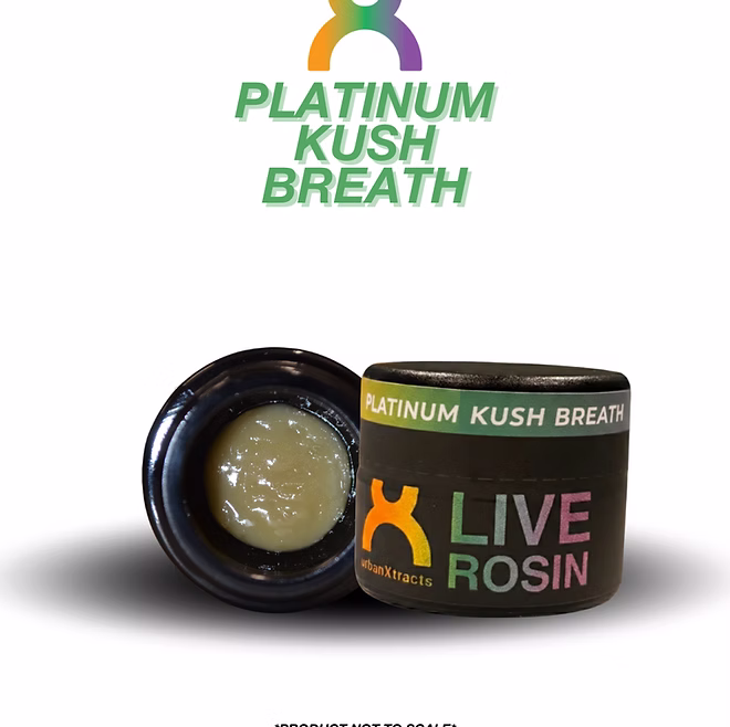 urbanXtracts Platinum Kush Breath Cold Cure Live Rosin - 1g