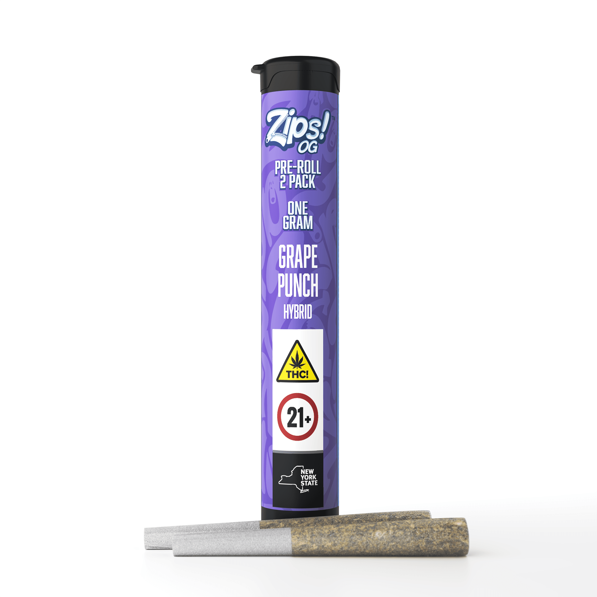 ZIPS Grape Punch Pre roll - 2pk 1g