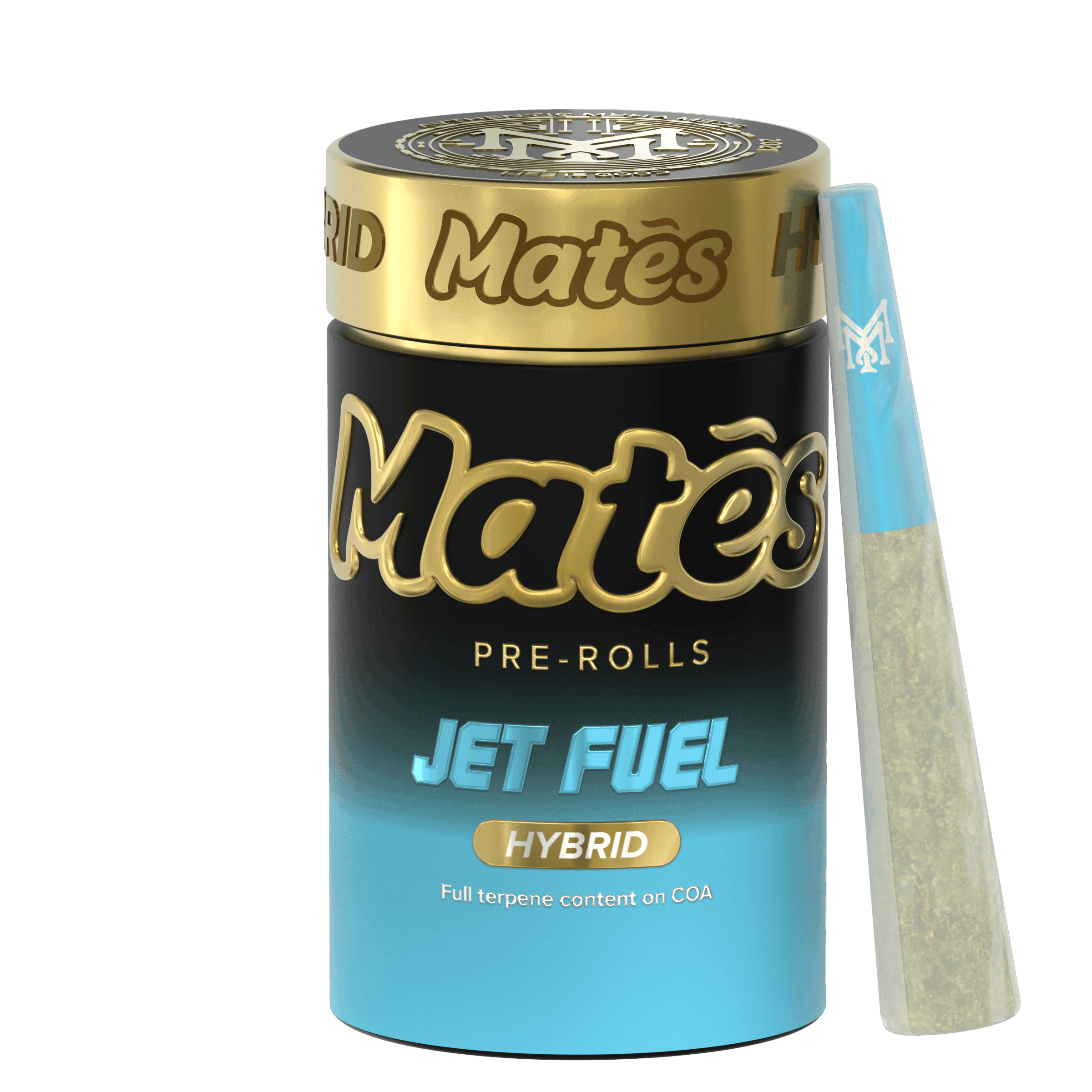 Muha Meds Jet Fuel Live Resin W/ Melted Diamonds & Kief Infused Pre Rolls 5 pk - 3.5g