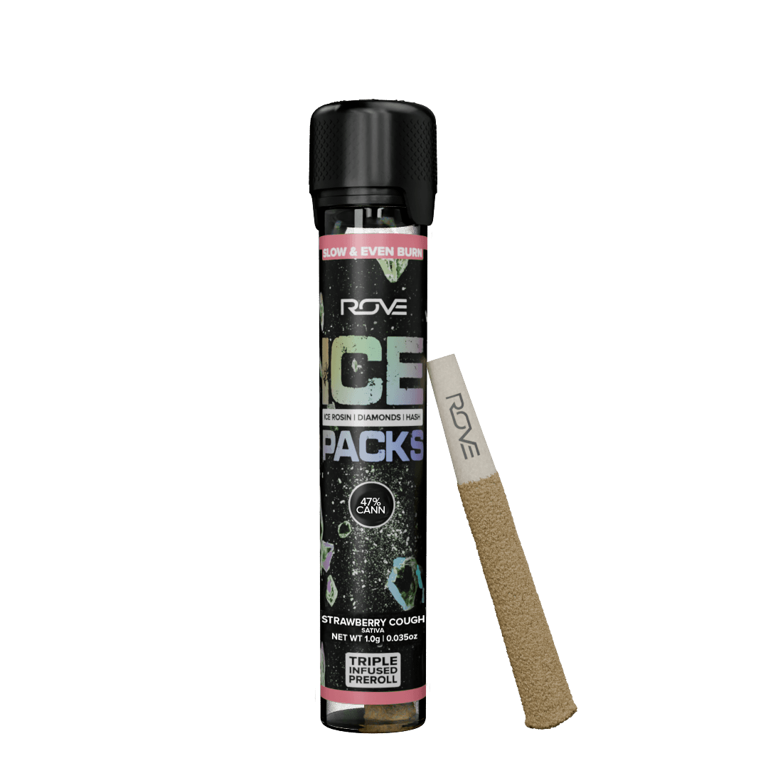 Rove Strawberry Cough - Infused Ice Packs (Rosin, Hash, and Diamonds) 1g
